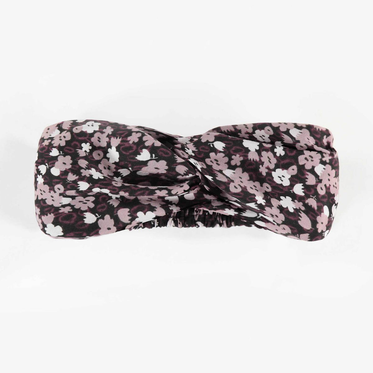 Mauve Knotted Floral Headband