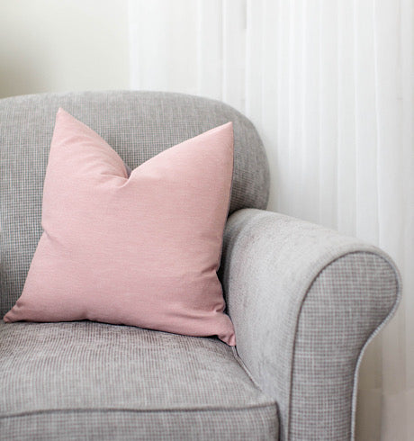 Colour Block Pink Pillow Plum Home Design