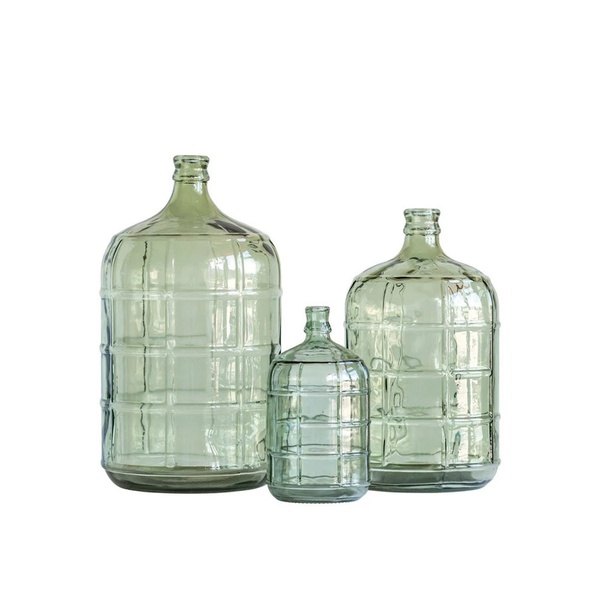 Small Glass Vintage Bottle, Green