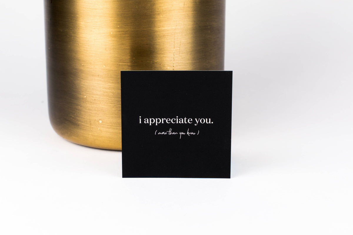 Mini Notecard - Appreciate You
