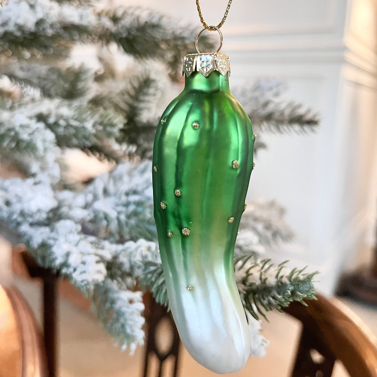 Imperfect German Pickle Ornament