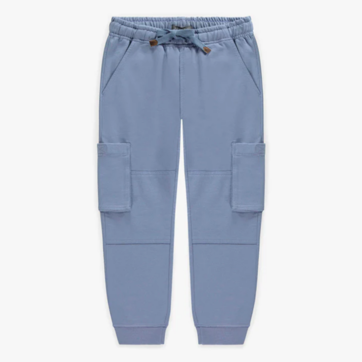 Blue Pants Relaxed Fit in French Terry, Child