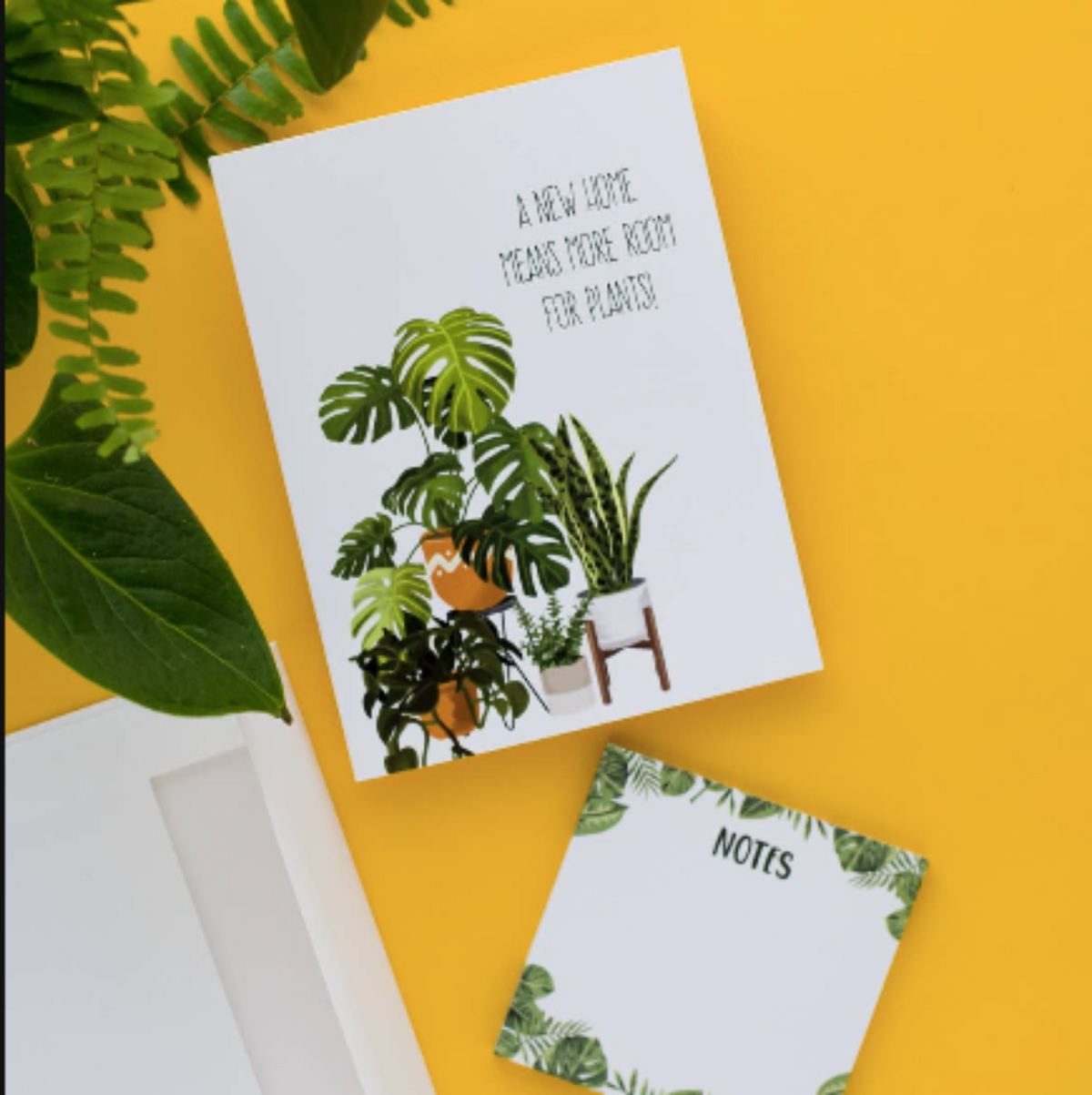 A New Home Means More Room For Plants! - Greeting Card