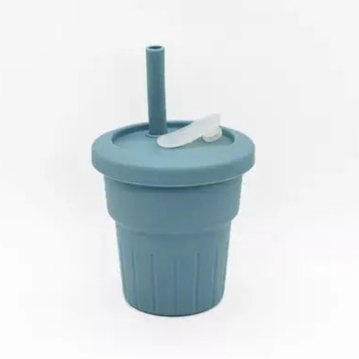 Silicone Cup - Ribbed Smoothie Cup | Blue