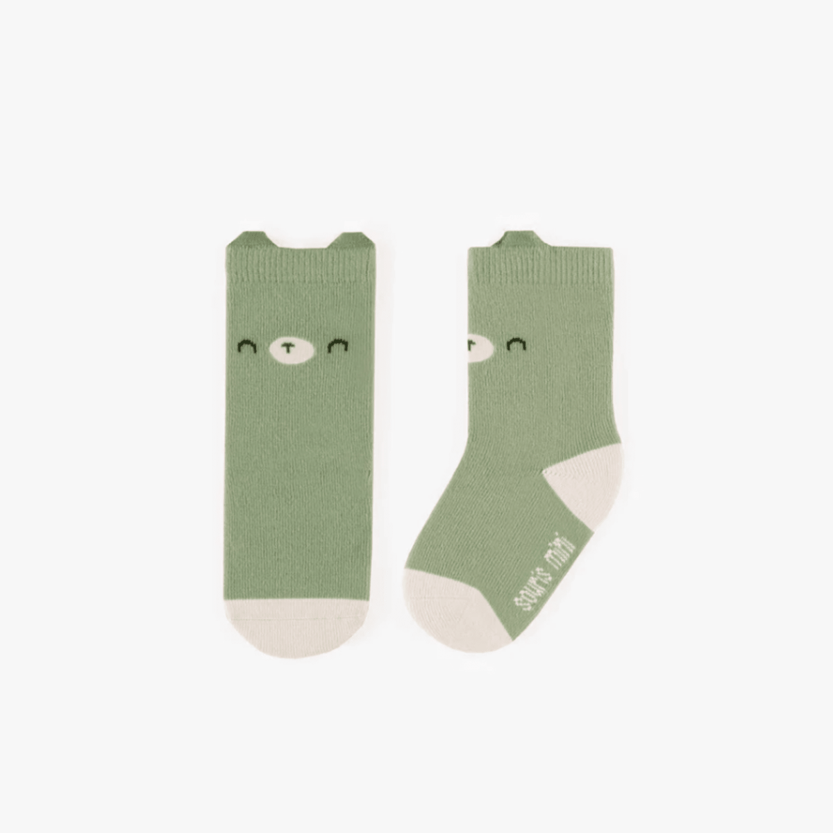 Green Stretchy Socks, Newborn
