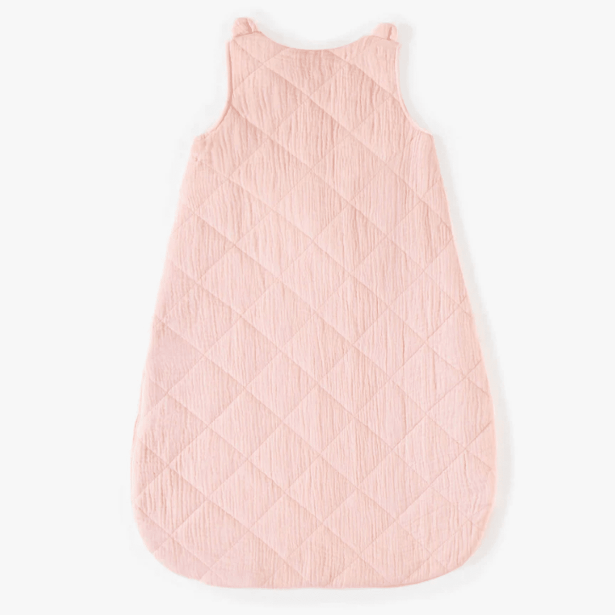 Pink Quilted Muslin Wearable Blanket in Organic Cotton, Newborn