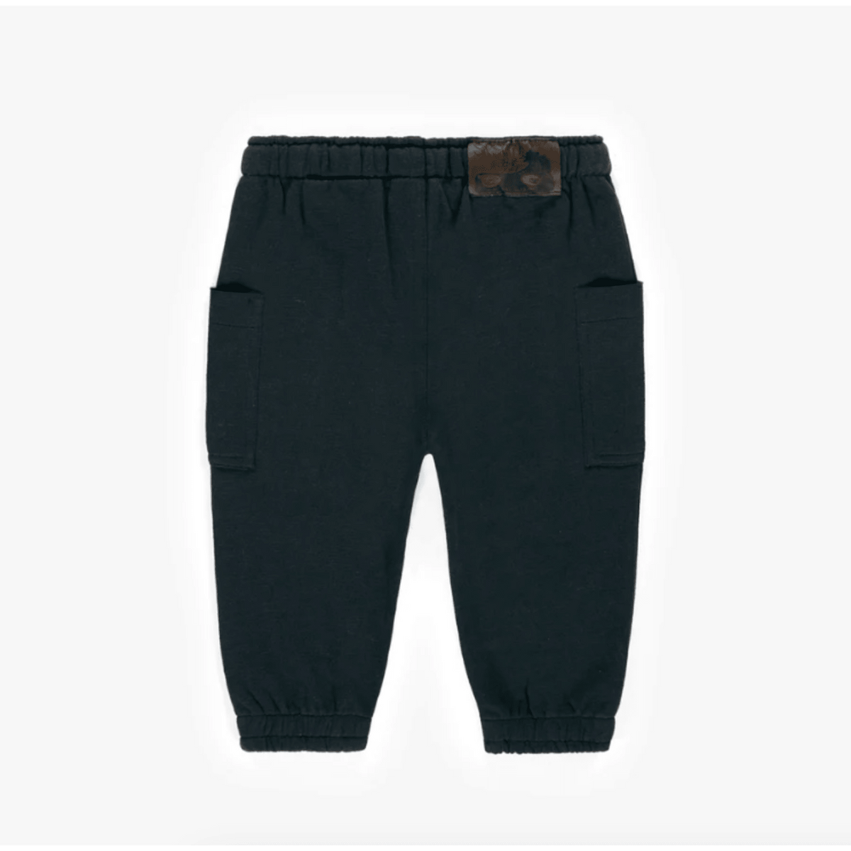 Navy Casual Pants in French Terry, Baby