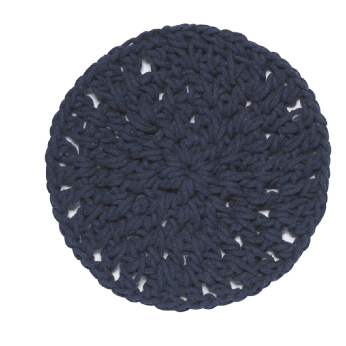 Midnight Blue Knotted Trivet