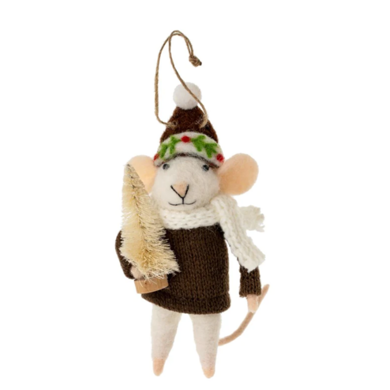 Felt Mice Ornaments and Decorations  Putti Celebrations Canada - Putti  Fine Furnishings