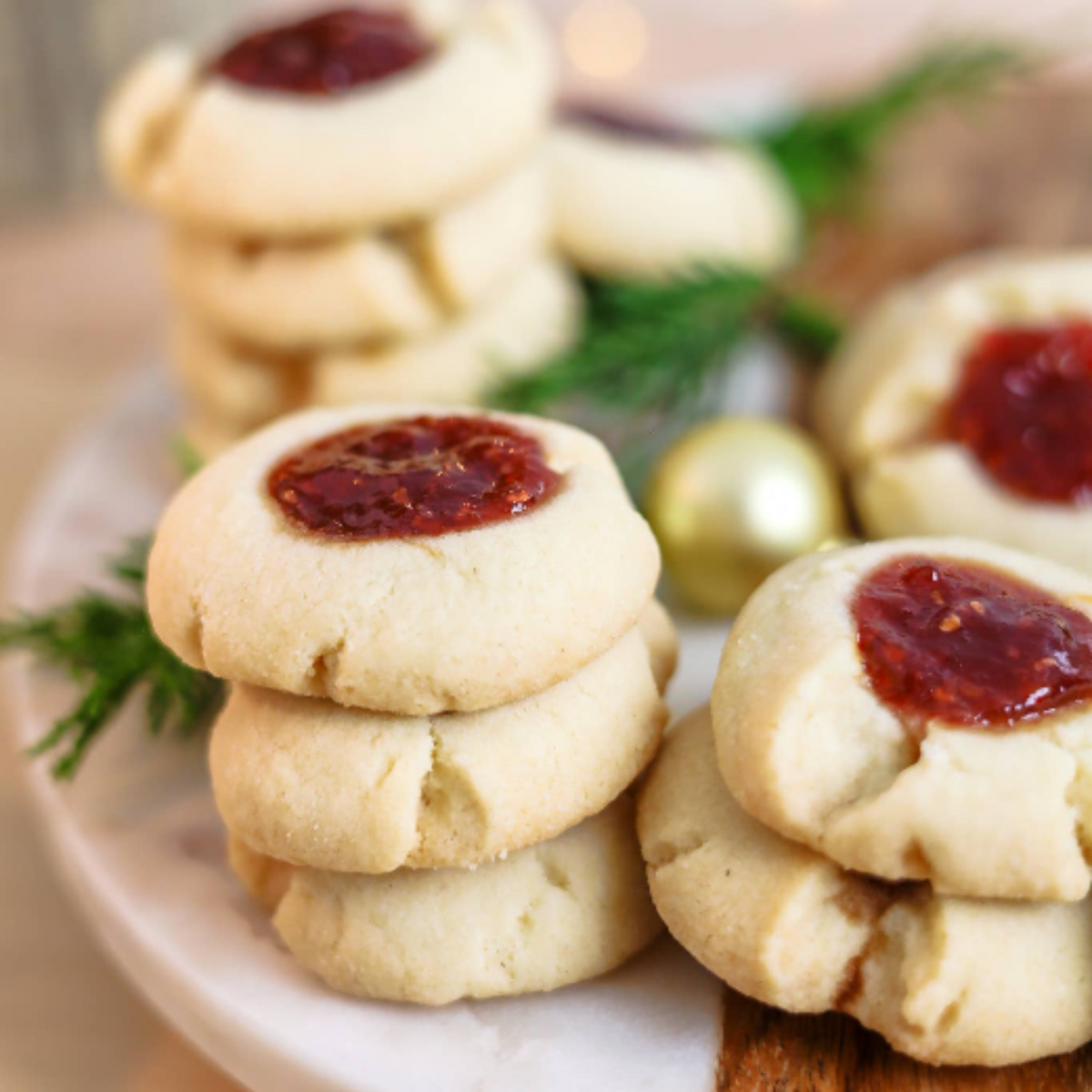 Jam Thumbprint Cookie