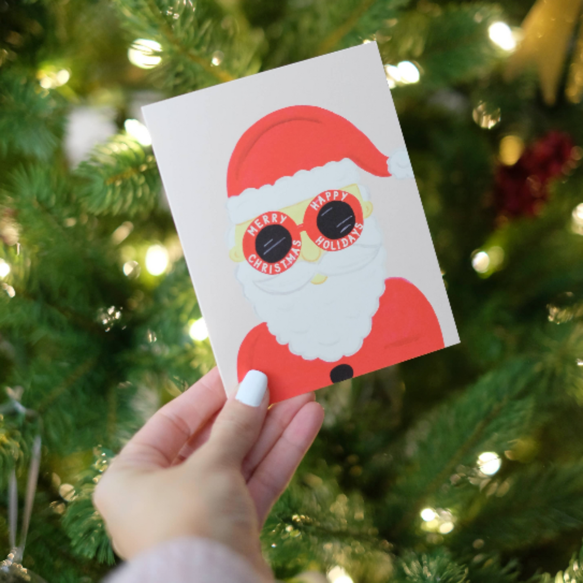 Santa Sunglasses Card