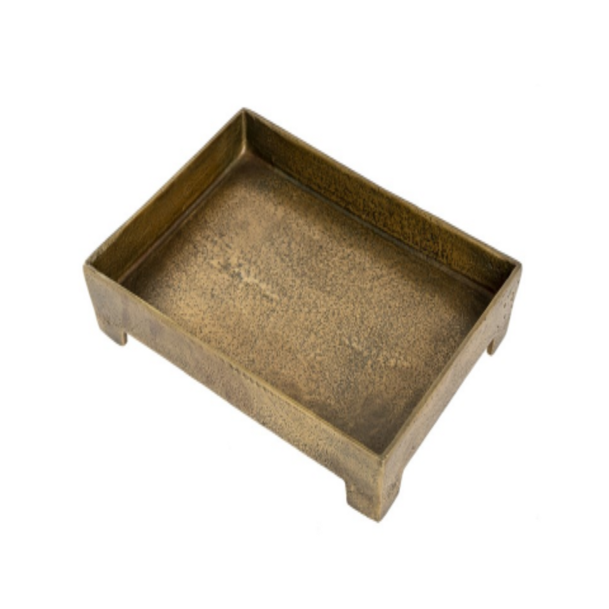 Bronze Footed Coffee Table Tray, Small