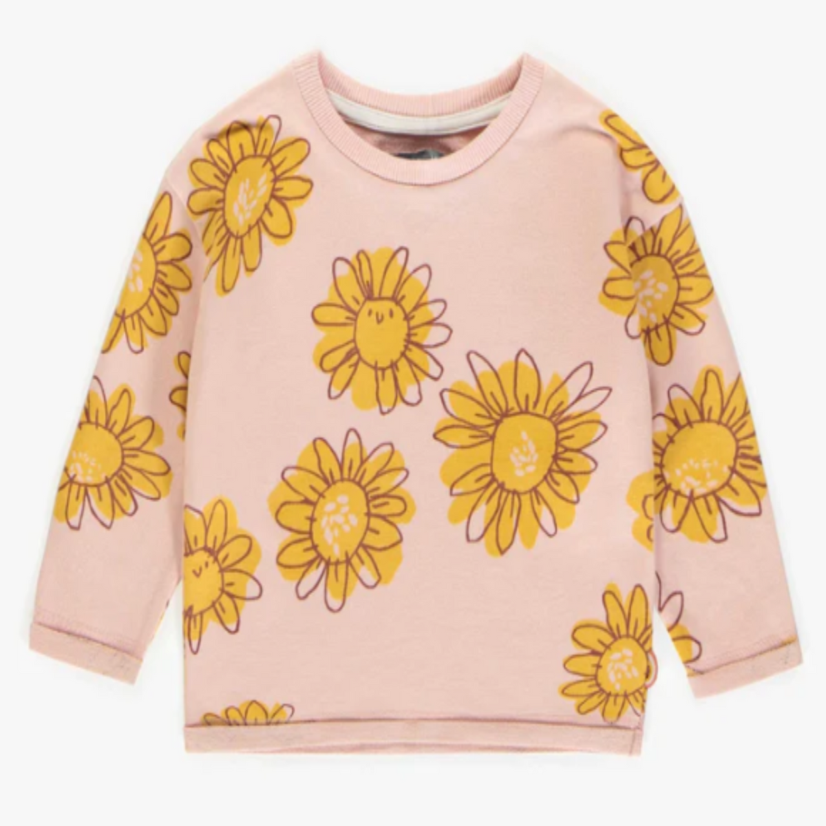 Baby Flower Power Sweater, Pink