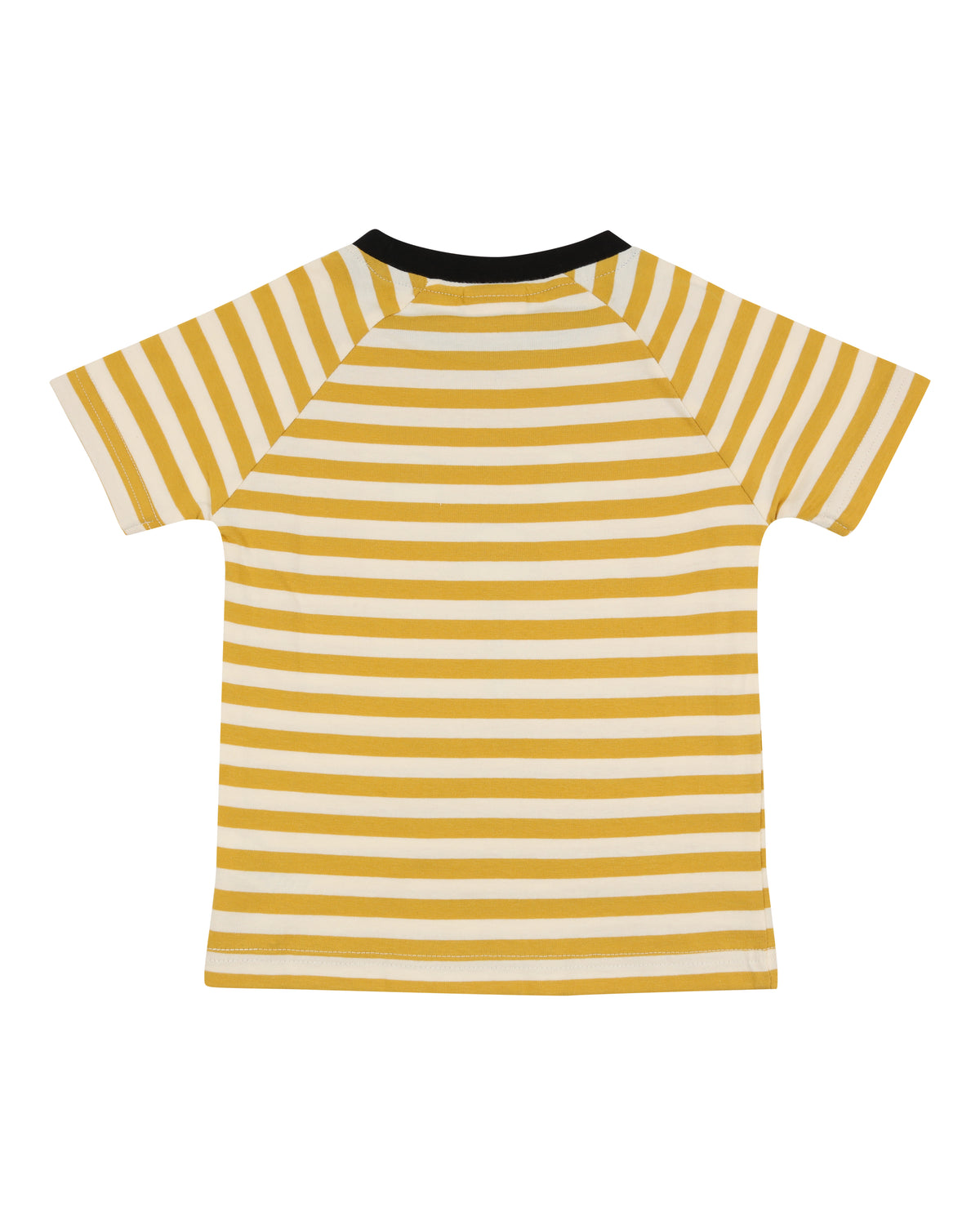 Wide Stripe Mustard Character T-Shirt