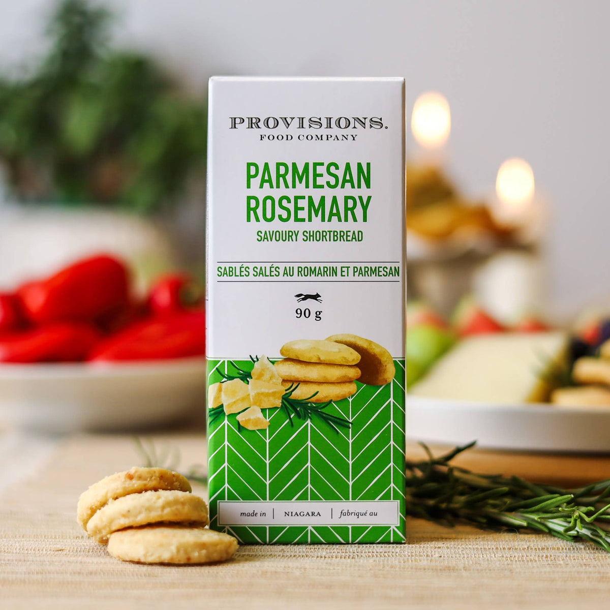 Parmesan &amp; Rosemary Shortbreads