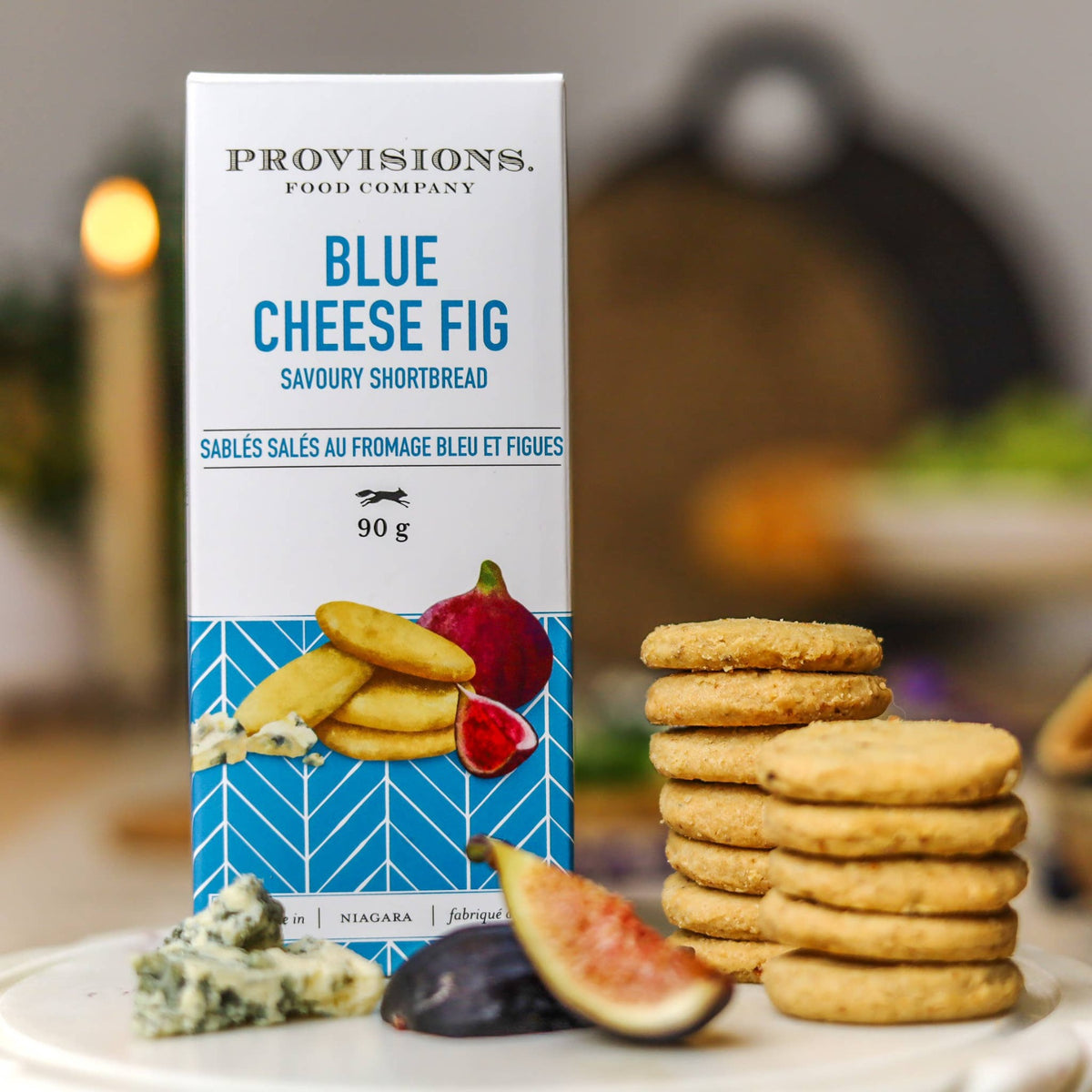 Blue Cheese &amp; Fig Shortbreads