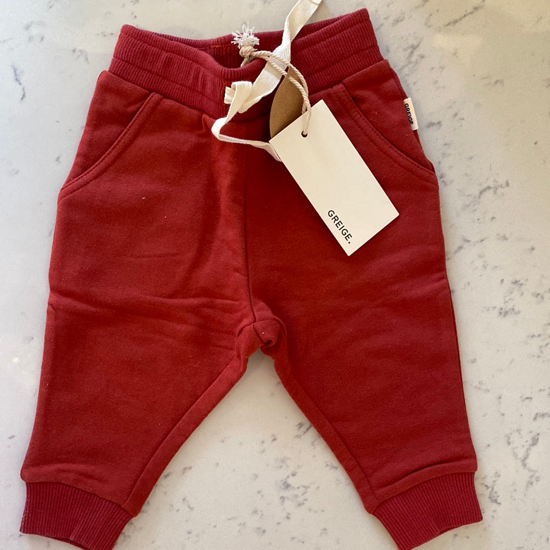 The Bamboo Fleece Sweatpant, Red