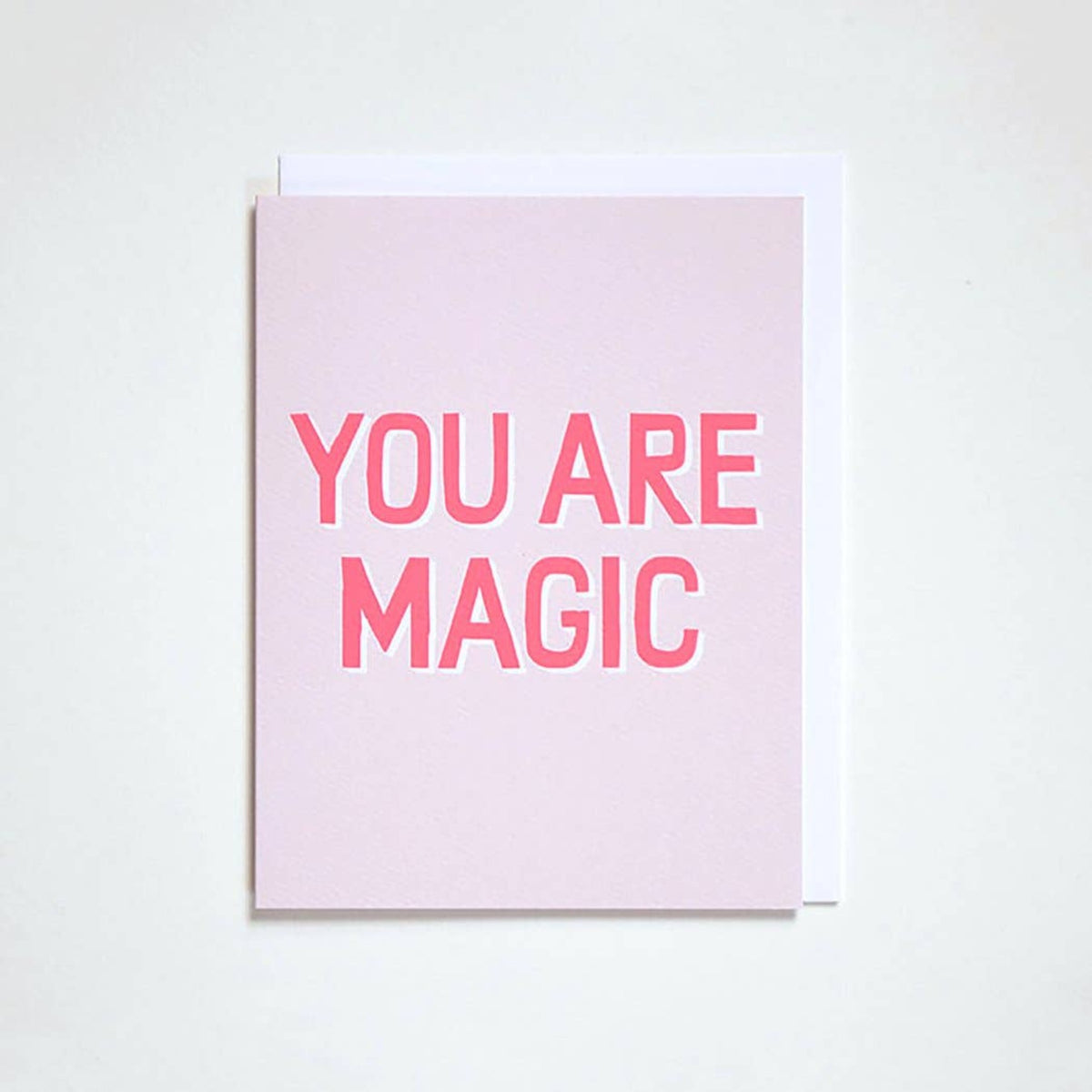 Banquet Workshop - You Are Magic Neon Note Card