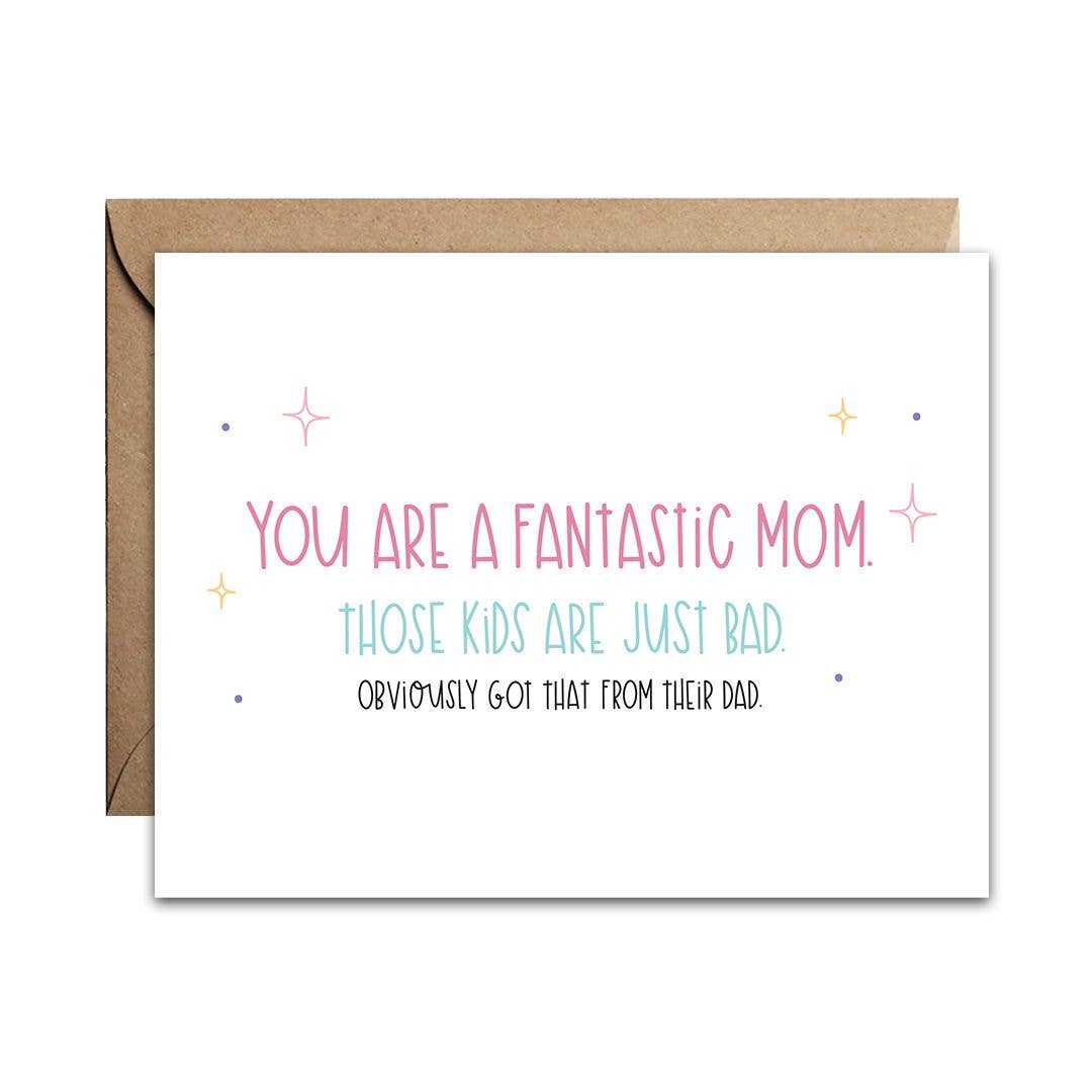 pixel paper hearts - Fantastic Mom Card