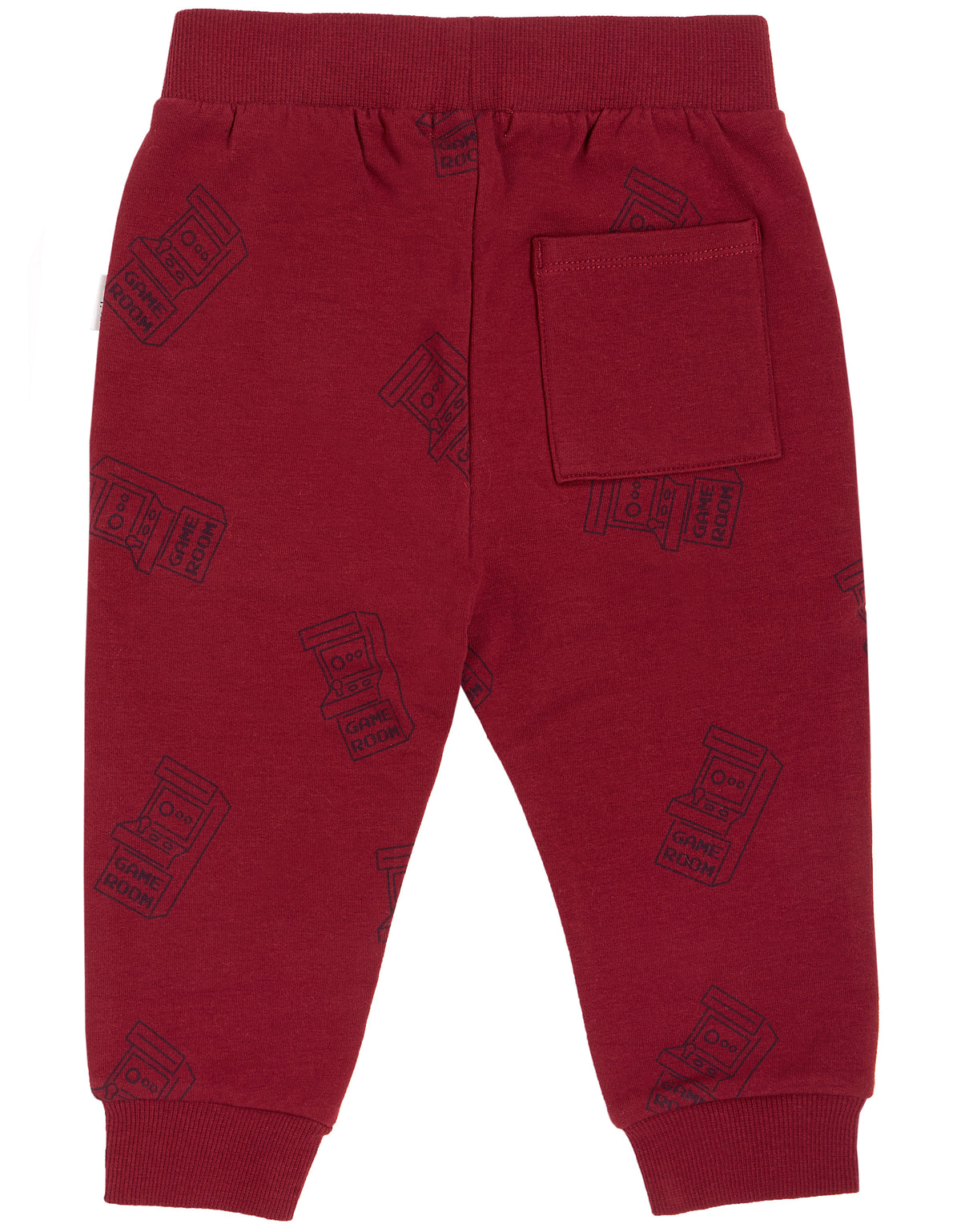 &quot;Game Room&quot; Graphic Jogger - Red