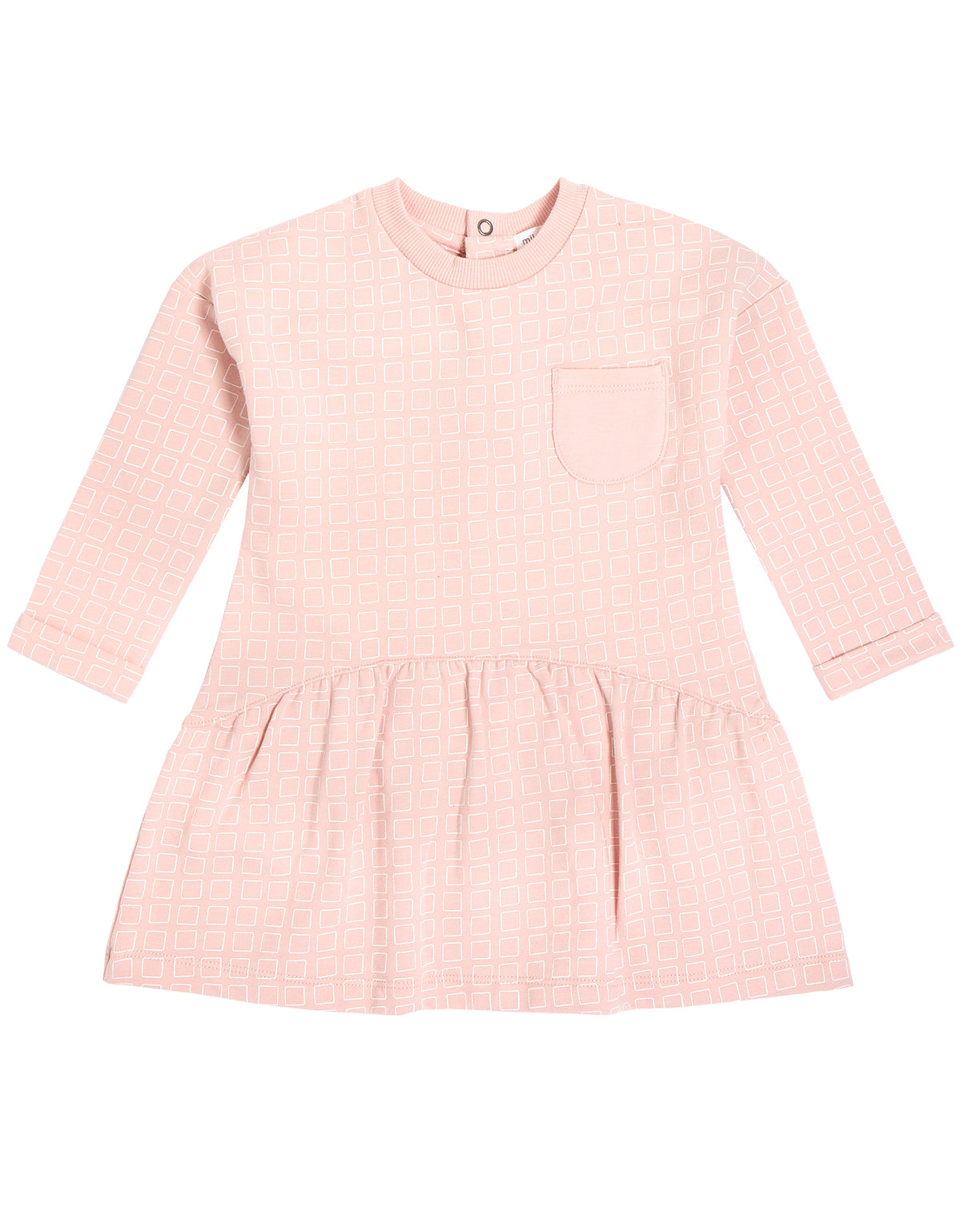Long-Sleeve Dress - Light Pink