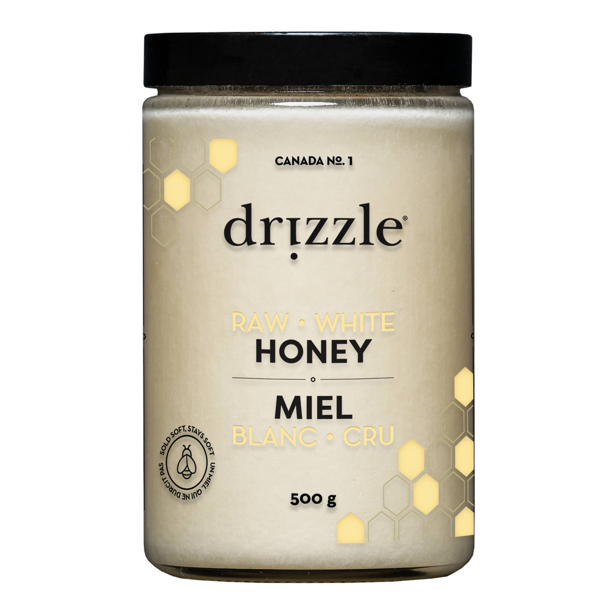 White Raw Honey – 500 g (17 oz)