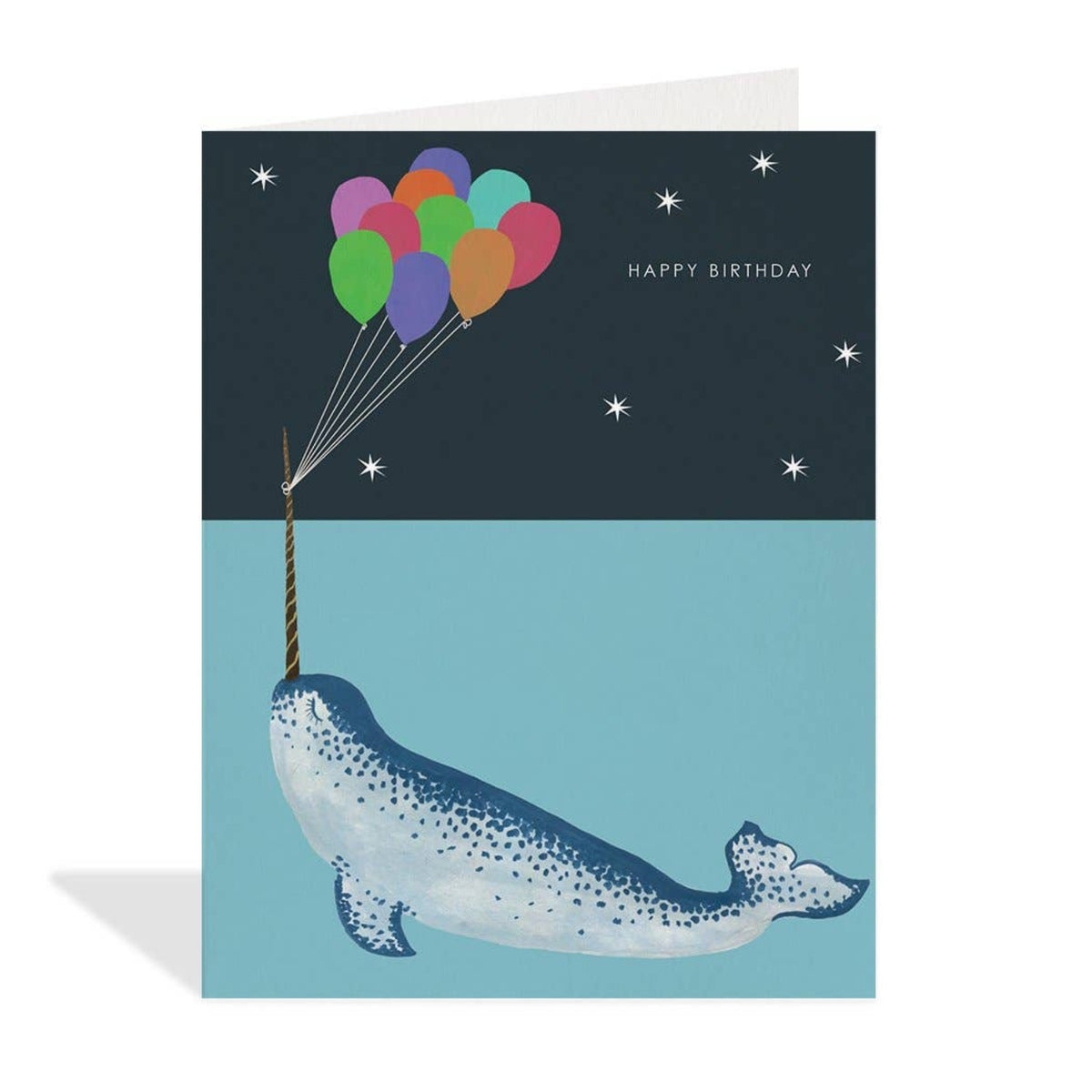 Narwhal - Birthday Card