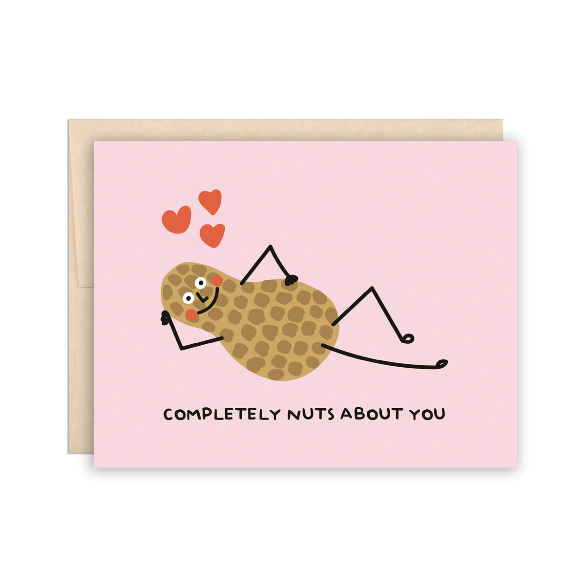 Cute Peanut Love Valentine&#39;s Day, Anniversary Greeting Card