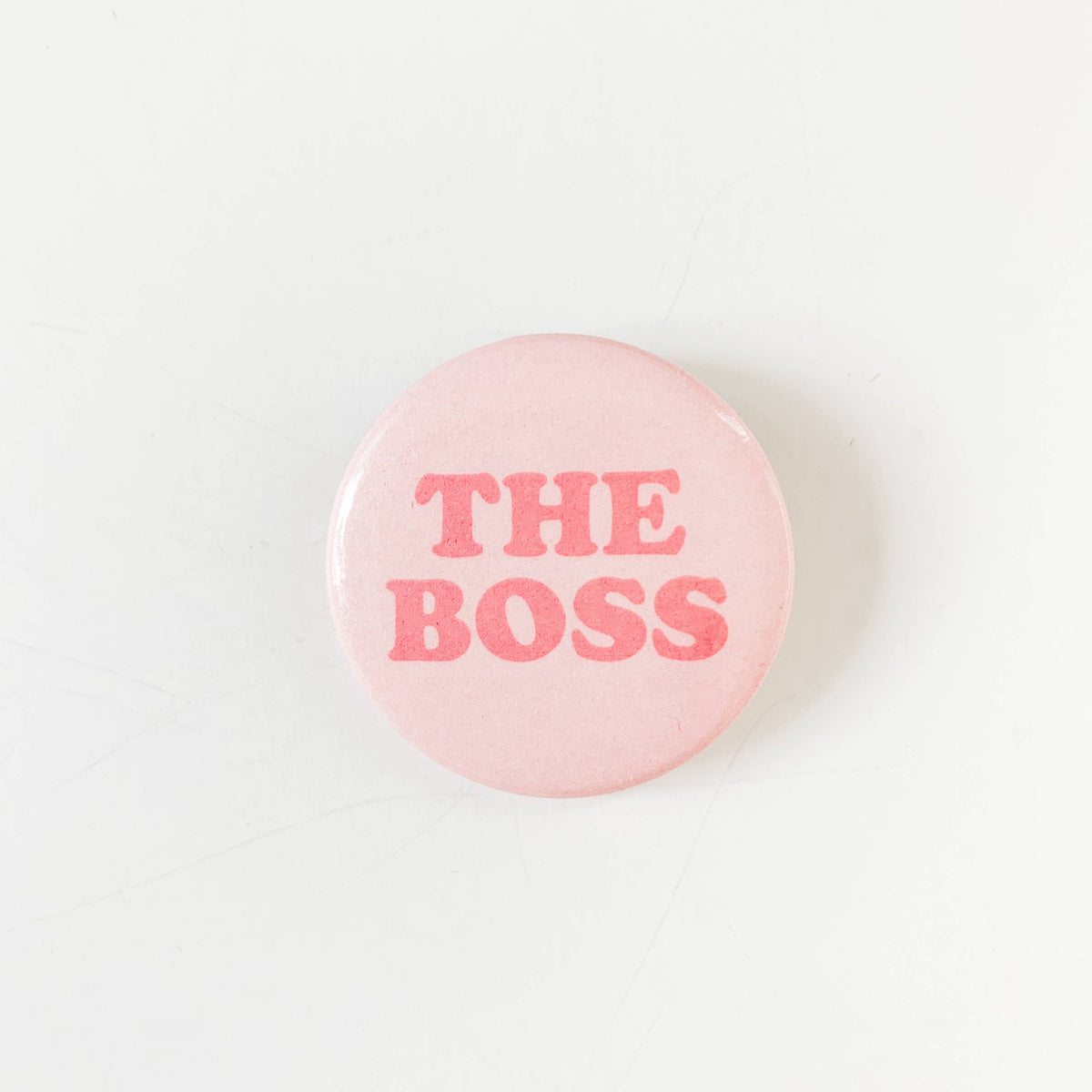 The Penny Paper Co. - The Boss, (Pink) Button