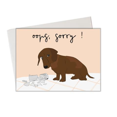 Oops, Sorry Card
