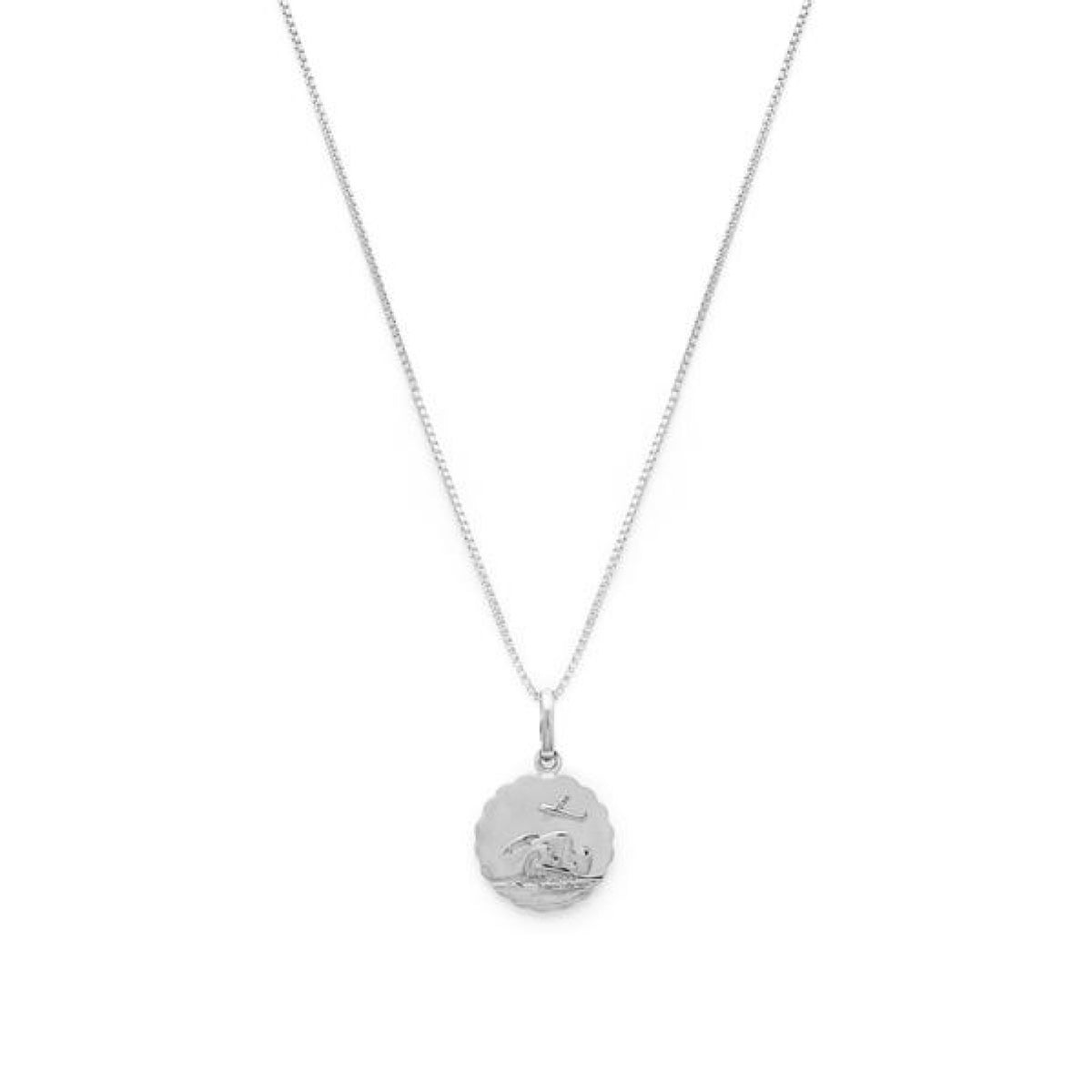 St. Christopher Necklace, Sterling Silver