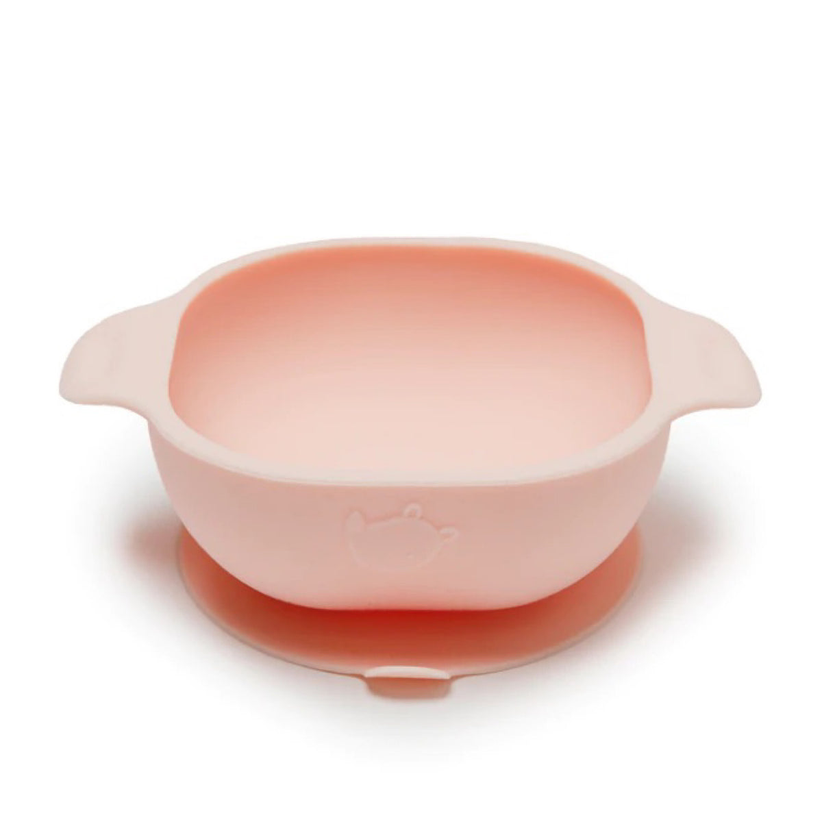 Silicone Suction Snack Bowl, Blush Pink