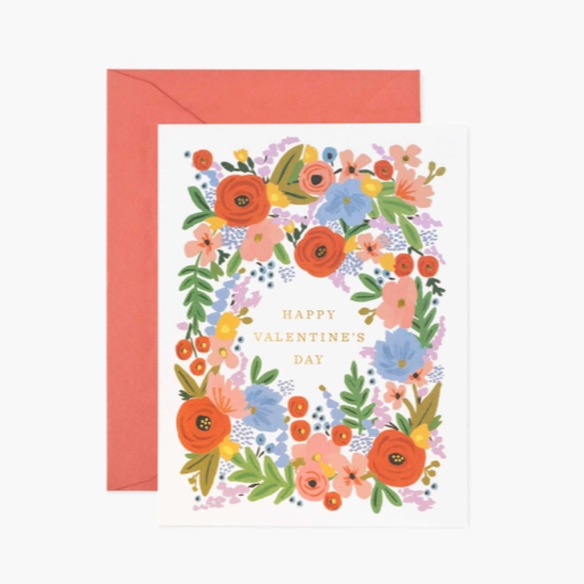 Floral Valentine&#39;s Card