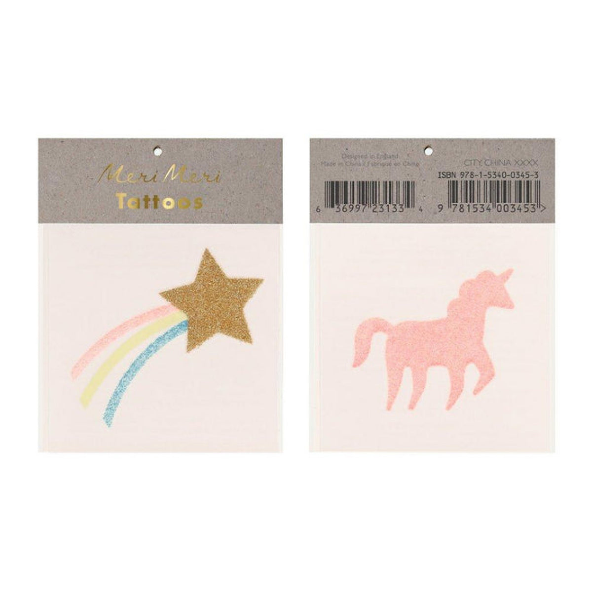 Star &amp; Unicorn Tattoos