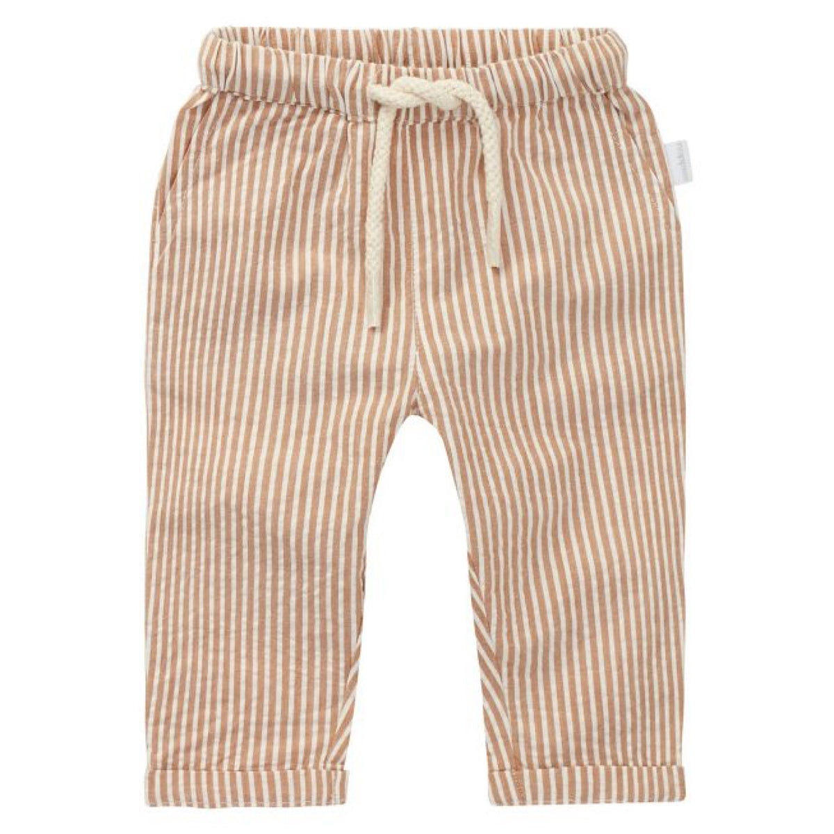 Caramel Striped Trousers