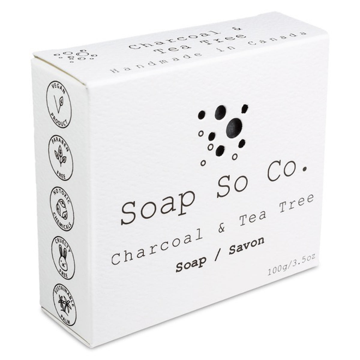 Charcoal and Tea Tree Bar Soap