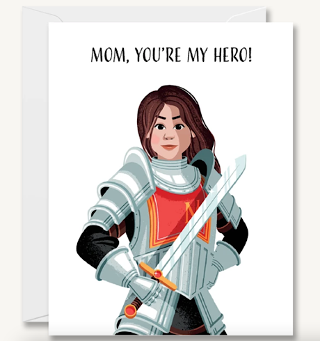 Mom You&#39;re My Hero Card