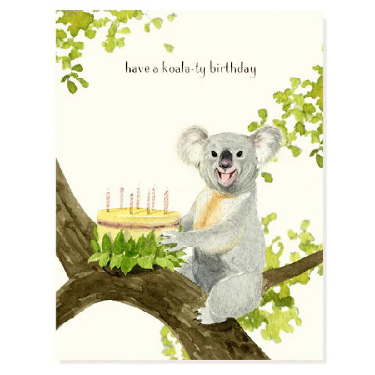 Koala-ty Birthday Card