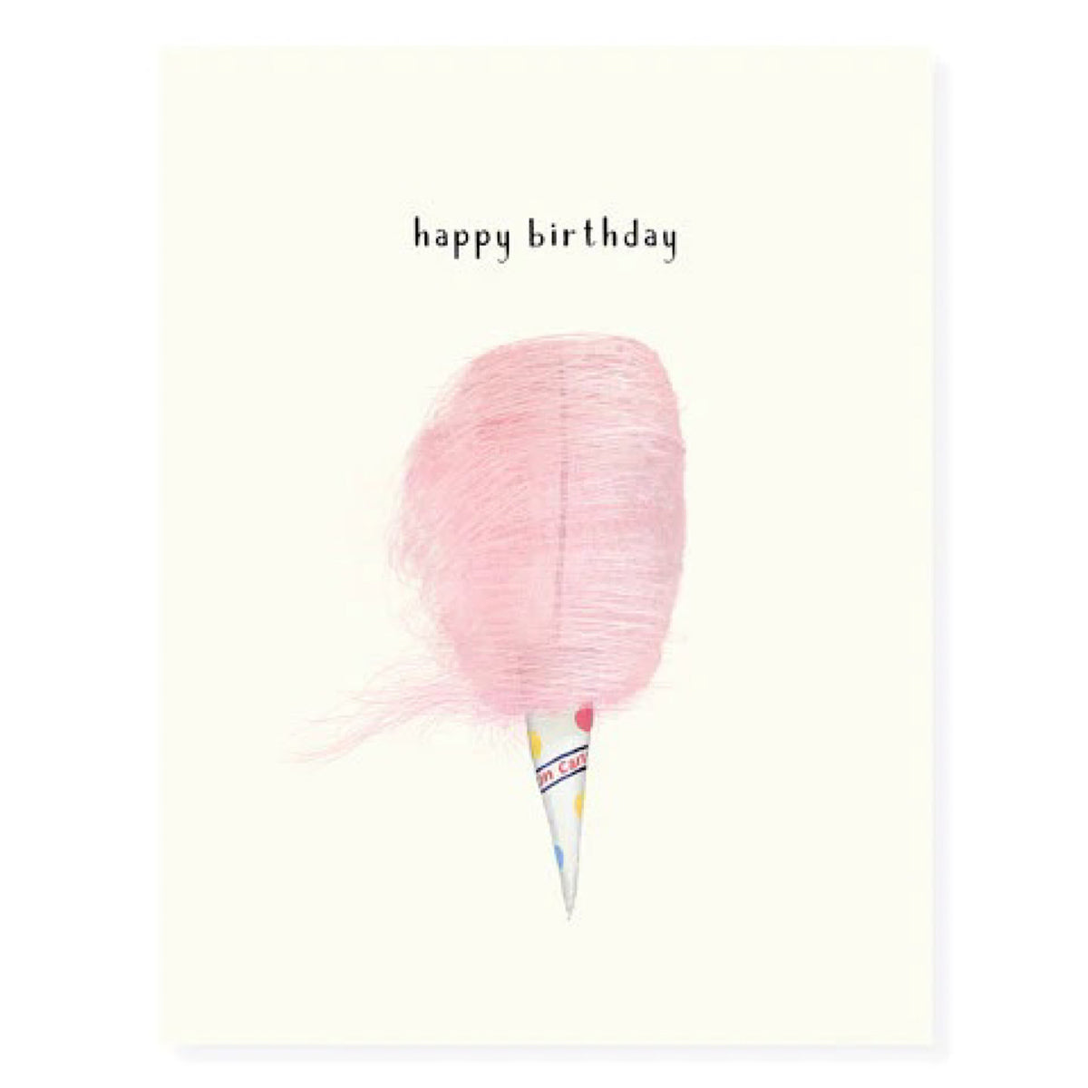 Pink Fluff Birthday Card