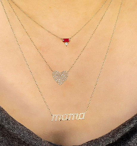 Mama Diamond Necklace