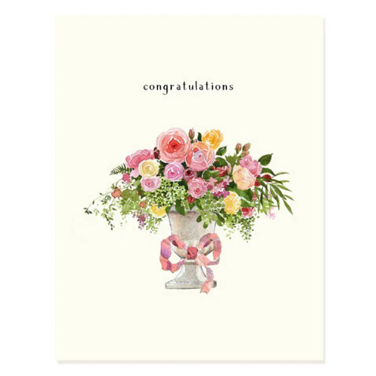 Centerpiece Congratulations Card