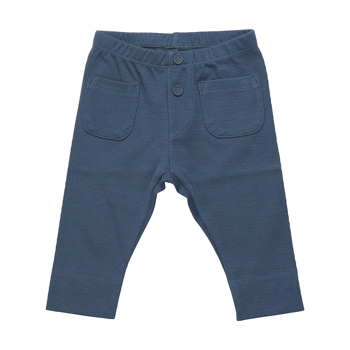 Blue Jacquard Pants