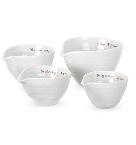 Gold & White Marble Measuring Cups, Set of 4 - Plum Home + Design