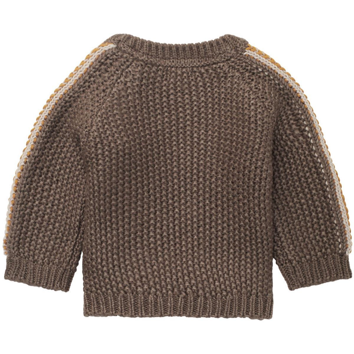 Knit Sweater with Wooden Buttons