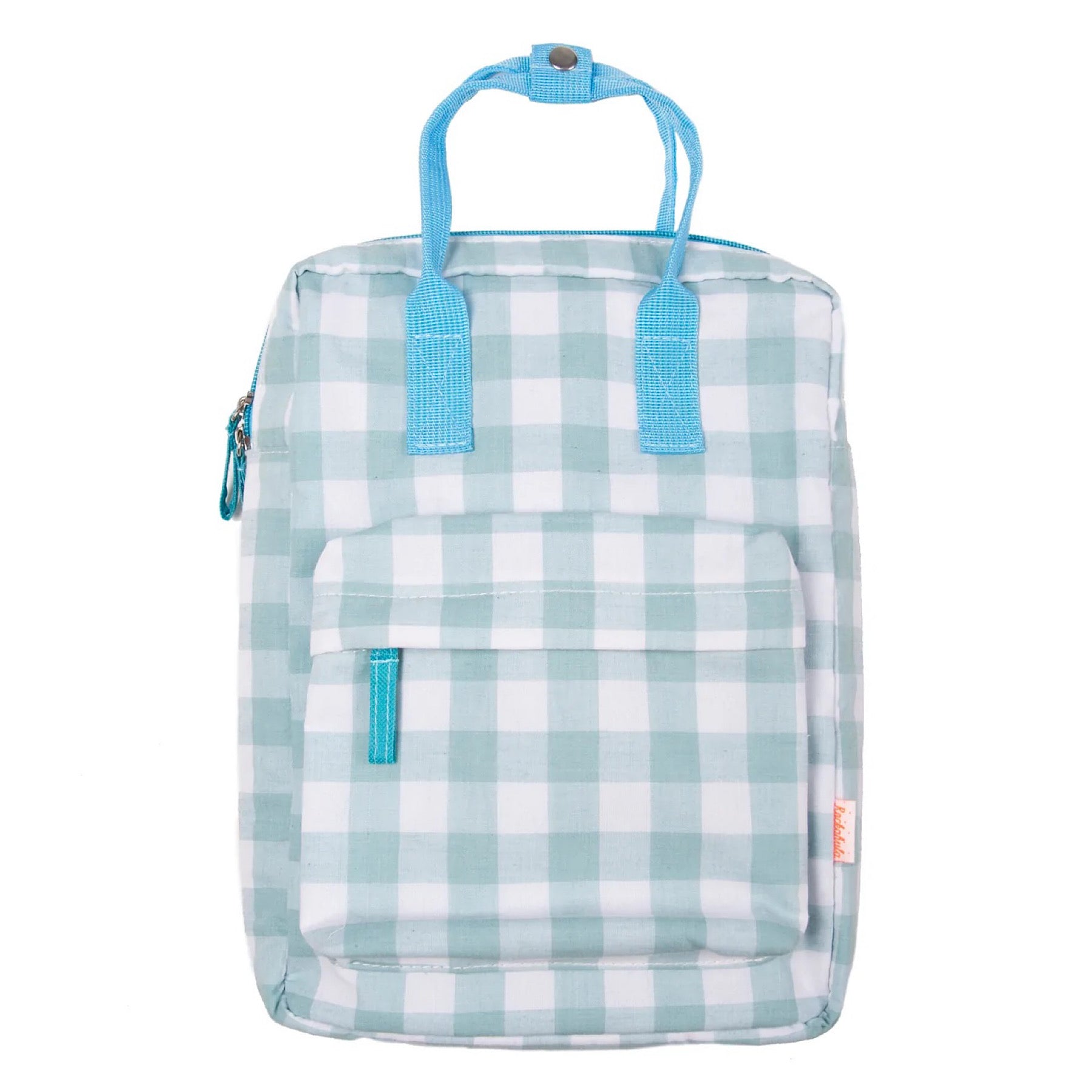 Retro Check Backpack, Green