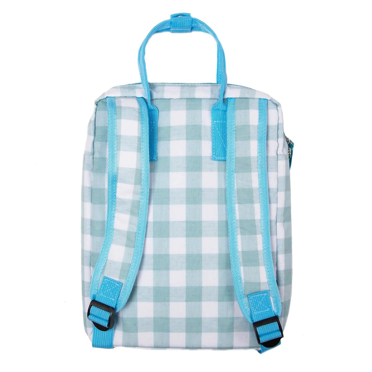 Retro Check Backpack, Green