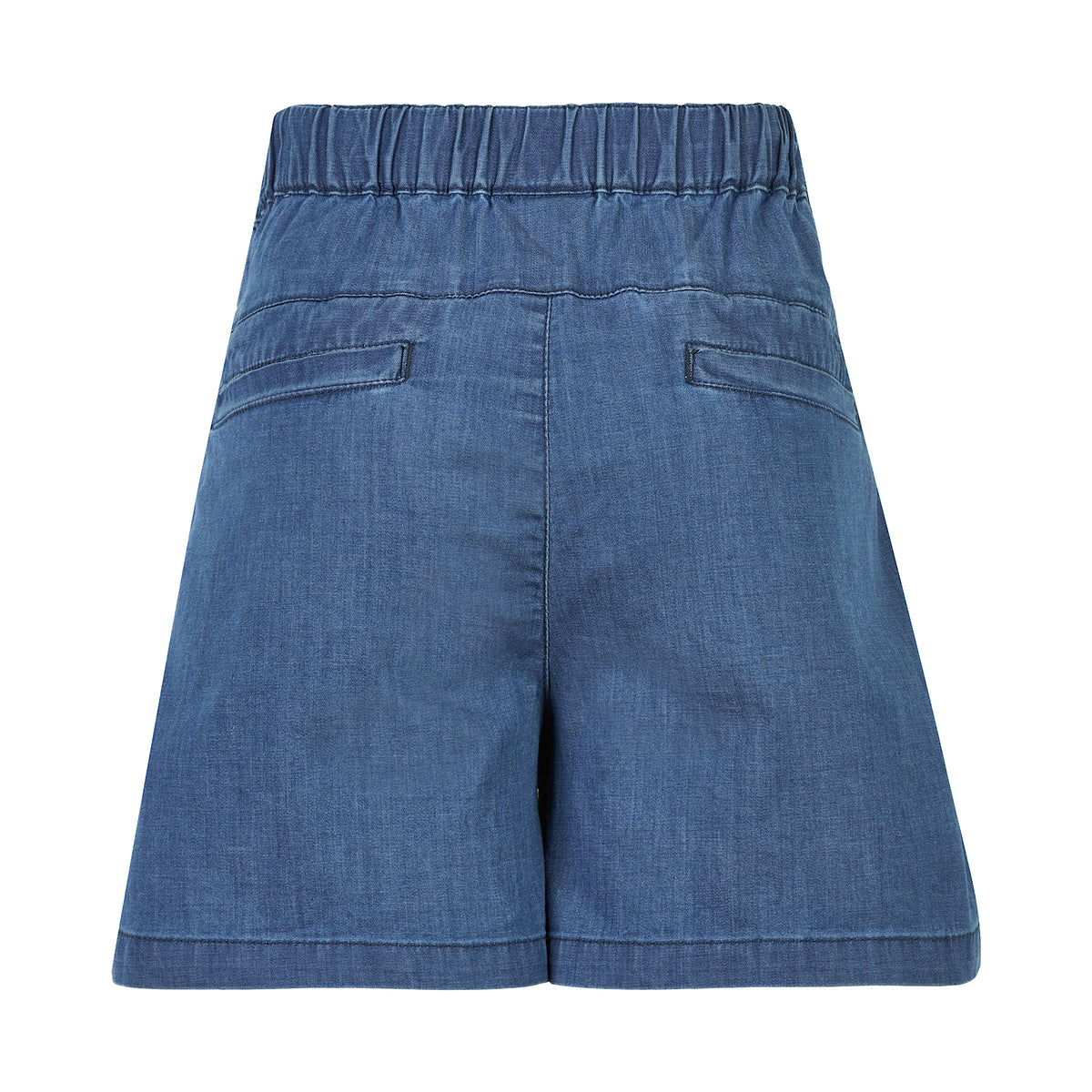 Chambray Shorts with Belt