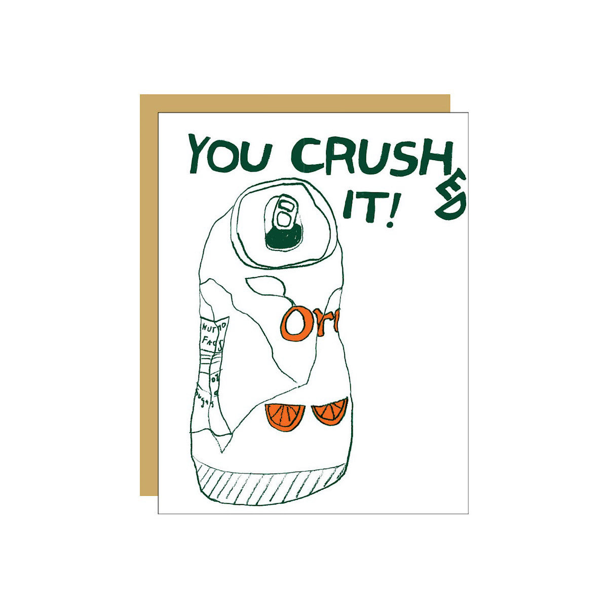 Orange Crush Card