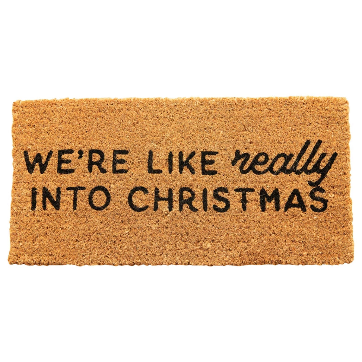 Really Into Christmas Doormat