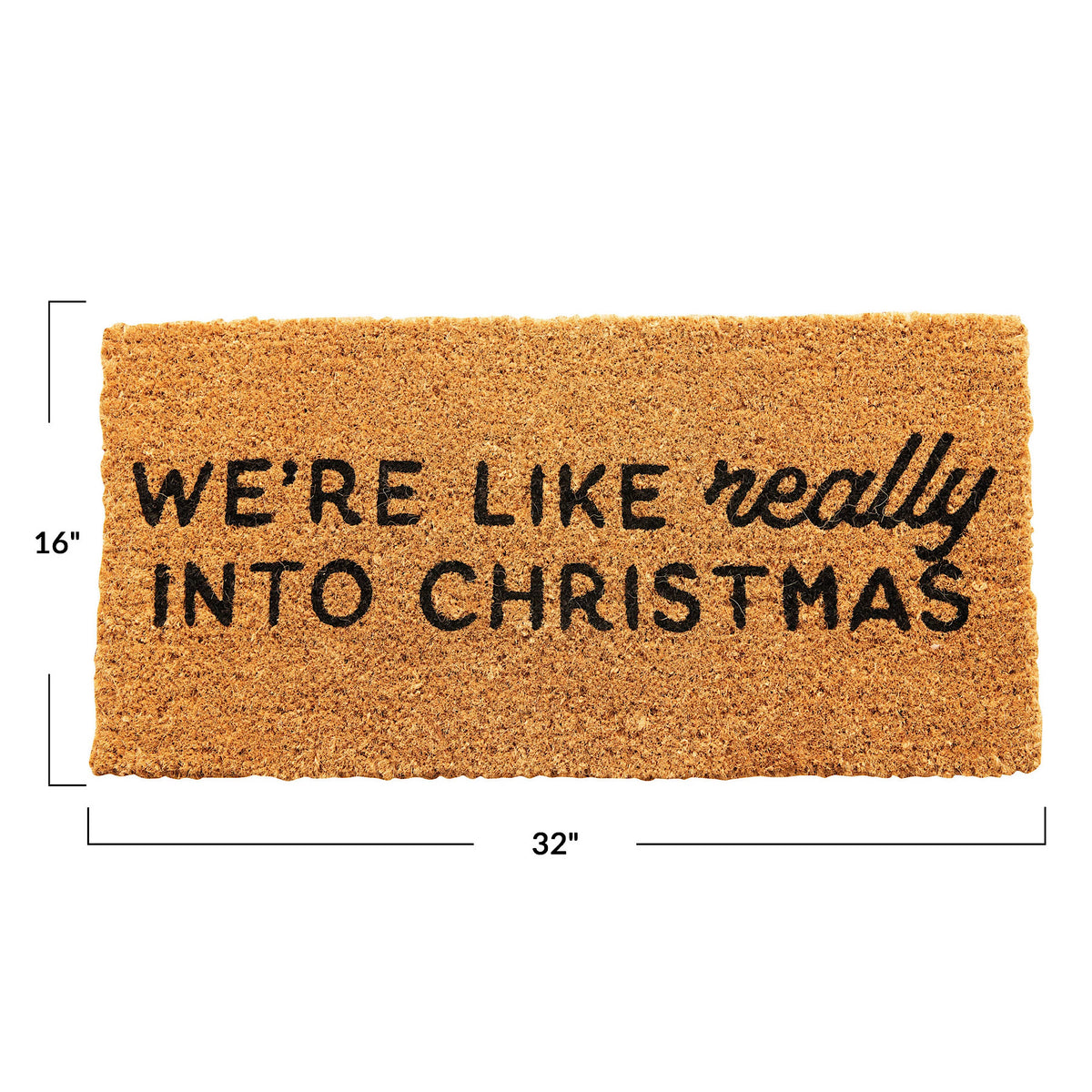 Really Into Christmas Doormat